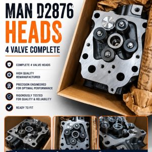 MAN D2876 Engine Heads (4-Valve)